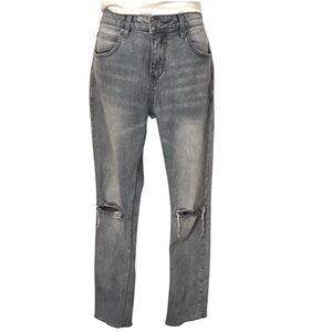 Absent Men’s Distressed Medium Wash Lemy Taper Jeans Sz 32